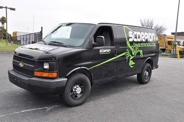 chevy-van-wrap-for-scorpion-bike-1